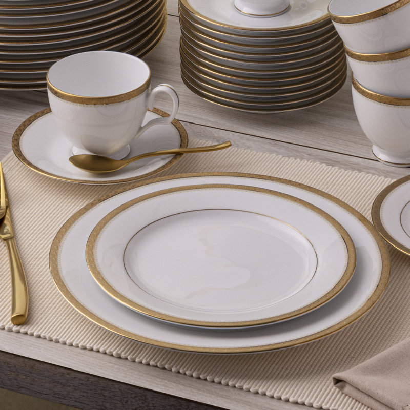 Noritake Charlotta 60-Piece Dinnerware Set, Service for 12
